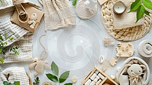 Assorted Items on White Table