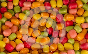 Assorted jelly beans. Colorful image great for backgrounds.