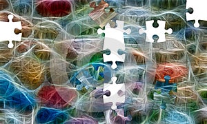 Assorted jigsaw puzzle