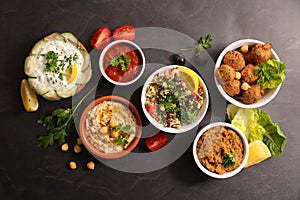 Assorted lebanese dish