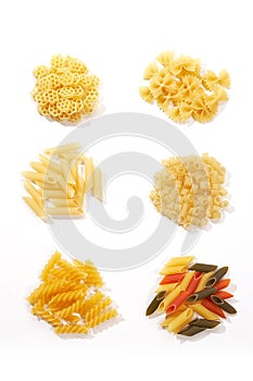 Assorted macaroni-pasta