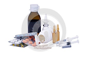 Assorted medication equipment