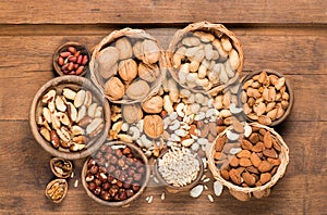 Assorted mixed nuts