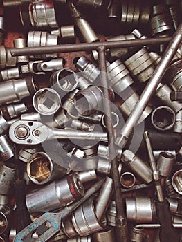 Assorted old hand tools