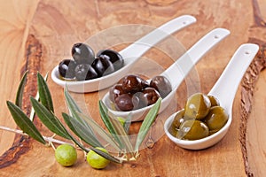 Assorted olives