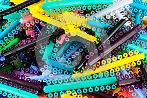 Assorted orthodontics elastomeric rings