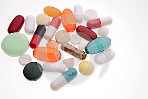Assorted pills