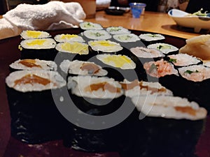 Assorted platter of Sushi
