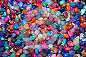 Assorted polished rocks