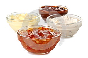 Assorted sauces photo