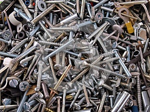 Assorted screws and fixings.