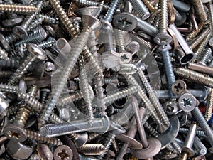 Assorted screws and fixings.