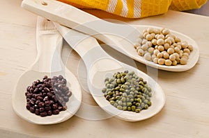 Assorted soy beans