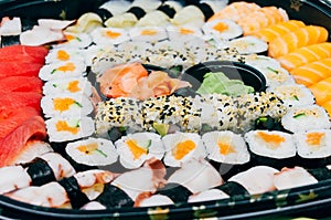 Assorted sushi plate