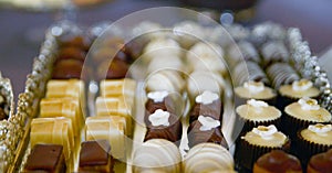 assorted sweets on party table