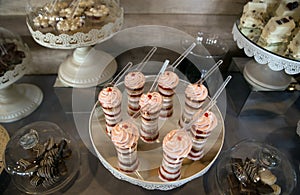 assorted sweets on party table