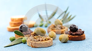 tapenade and canape