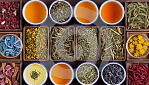 Assorted Teas and Herbal Infusions