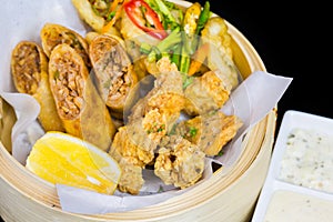 Assorted traditional chinese meal