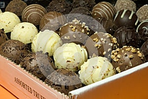 Assorted truffles box