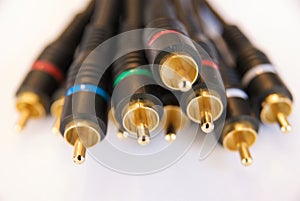 Assorted video cables