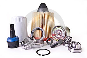 Assortment of Auto Engine Parts