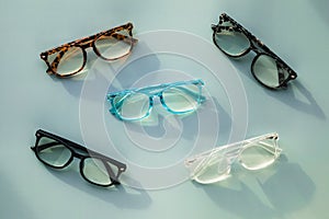 An Assortment of Blue Light Blocking Reading Glasses