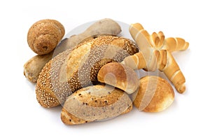 Assortment of bread and loaves