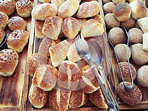 Assortment of bread and pastries