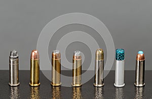 Assortment of bullets