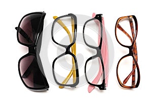 An assortment of fanciful decorative spectacles