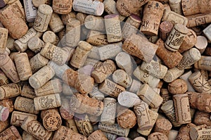 Assortment of French wine corks