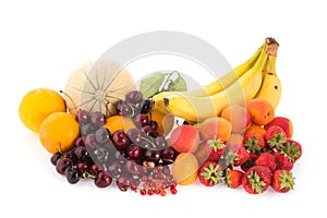 Assortment fresh fruit