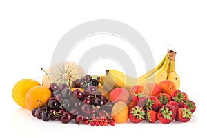 Assortment fresh fruit