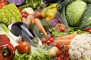 Assortment of fresh vegetables