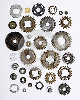 Assortment of gears