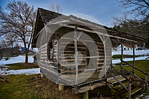 Gays Mills WI Log Cabin Heritage Park