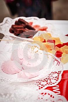 Assortment of homemade confectionery
