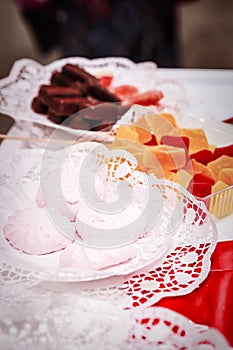 Assortment of homemade confectionery