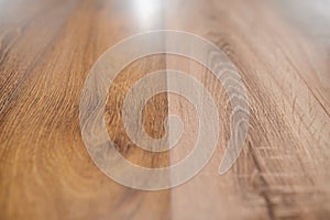 Assortment of laminated flooring samples in hardware store