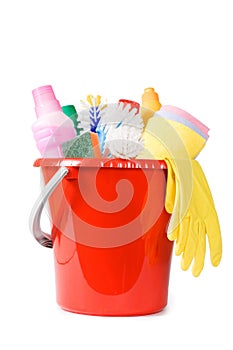 Assortment of means for cleaning photo