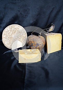 Assortment of mountain cheese