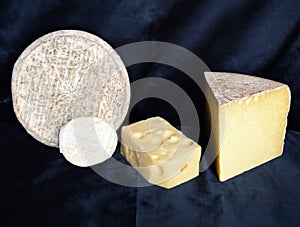 Assortment of mountain cheese