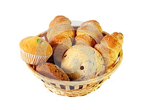 Assortment of pastries and cookies. Selective focus