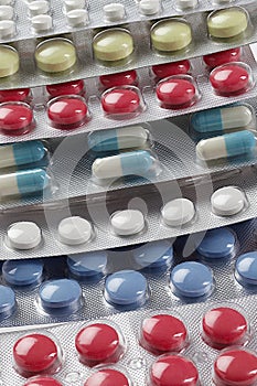 Assortment of pills, a,d drugs
