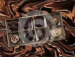 Assortment of pralines