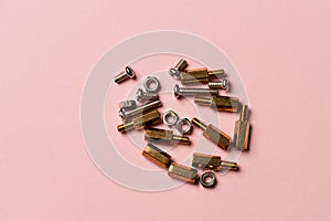 Assortment of screws, bolts and standoff screws