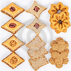 Assortment of Traditional Middle Eastern Sweets