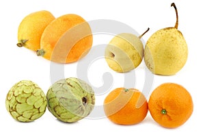 Assortment of tropical fruit