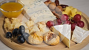 Assortment of various Spanish, french or Italian appetizers